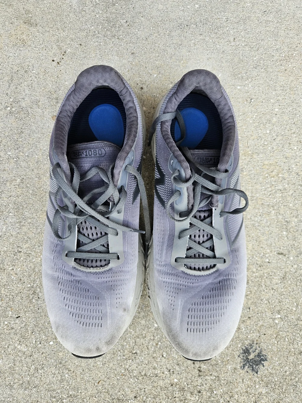 New Balance 1080 V14 Fresh Foam Men’s Size 11 Castlerock Grey Matter Black